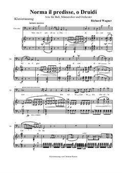 Вагнер Ричард 'Norma il predisse, o Druidi' - сокращение фортепиано